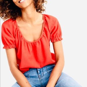 Madewell Peasant Top